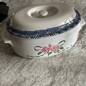 Ceramic Casserole Dish with Lid , Stonewear